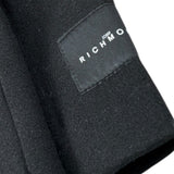 John Richmond Cappotto tinta unita con Logo Nero per Neonato RIA26062CP NERO JOHN RICHMOND 