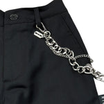 John Richmond Pantalone tinta unita con Elastico In Vita Nero per Neonato RIA26065PA NERO JOHN RICHMOND 