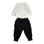 John Richmond Completo 2Pz Felpa-Pantalone Bianco/Nero per Neonata RIA26080CF BIANCO/NERO JOHN RICHMOND 