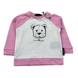 John Richmond Shirt Girocollo tinta unita con Maniche In Contrasto Bianco per Neonata RIA26098TS BIANCO JOHN RICHMOND 