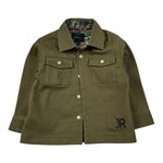 John Richmond Camicia tinta unita con Logo Verde per Neonato RIA26107CA VERDE JOHN RICHMOND 