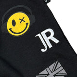 John Richmond Pantalone Modello Tuta tinta unita con Stampa Nero per Neonato RIA26118PA NERO JOHN RICHMOND 