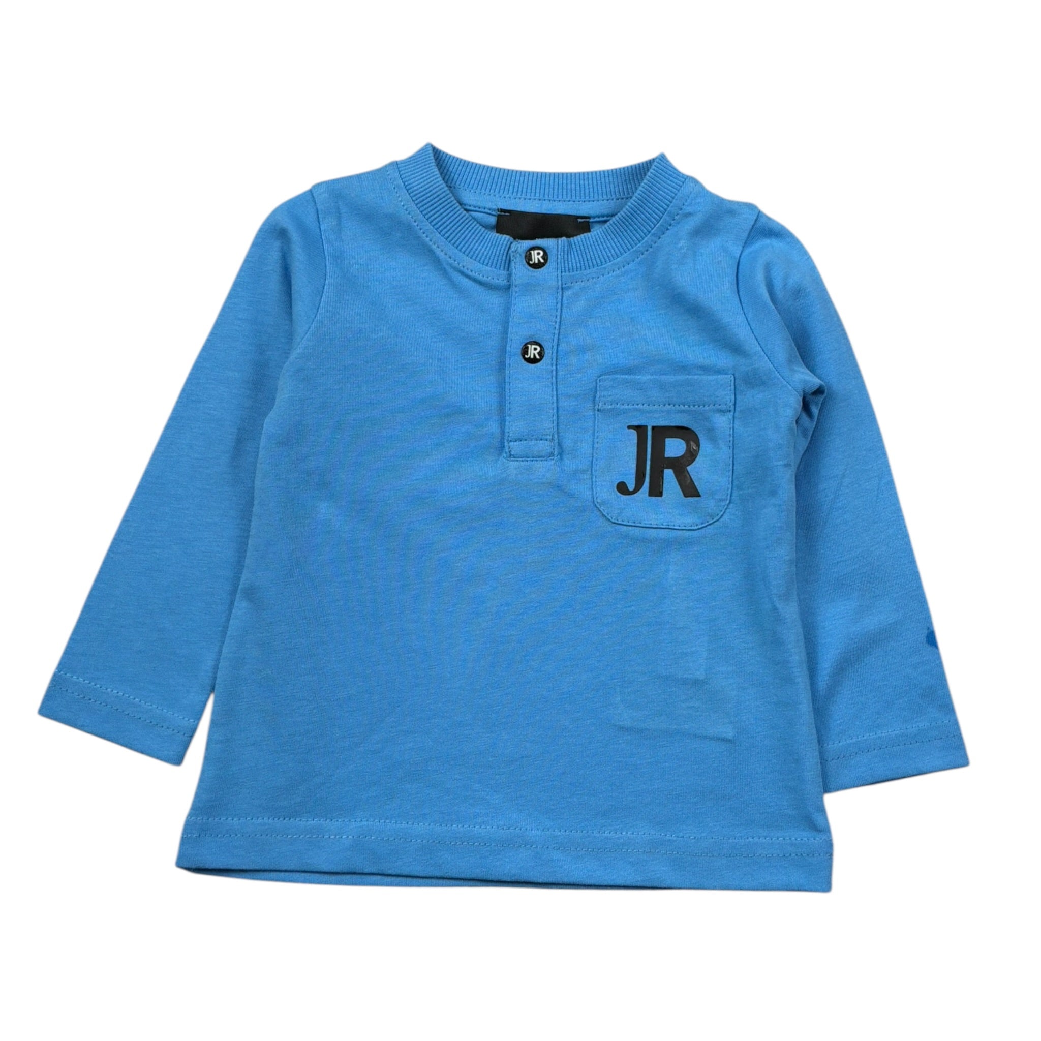 John Richmond Shirt tinta unita con Stampa Azzurro per Neonato RIA26121TS AZZURRO JOHN RICHMOND 