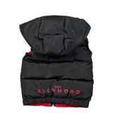 John Richmond Giubbino Smanicato con Zip E Cappuccio Nero per Neonato RIA<26008PI NERO JOHN RICHMOND 