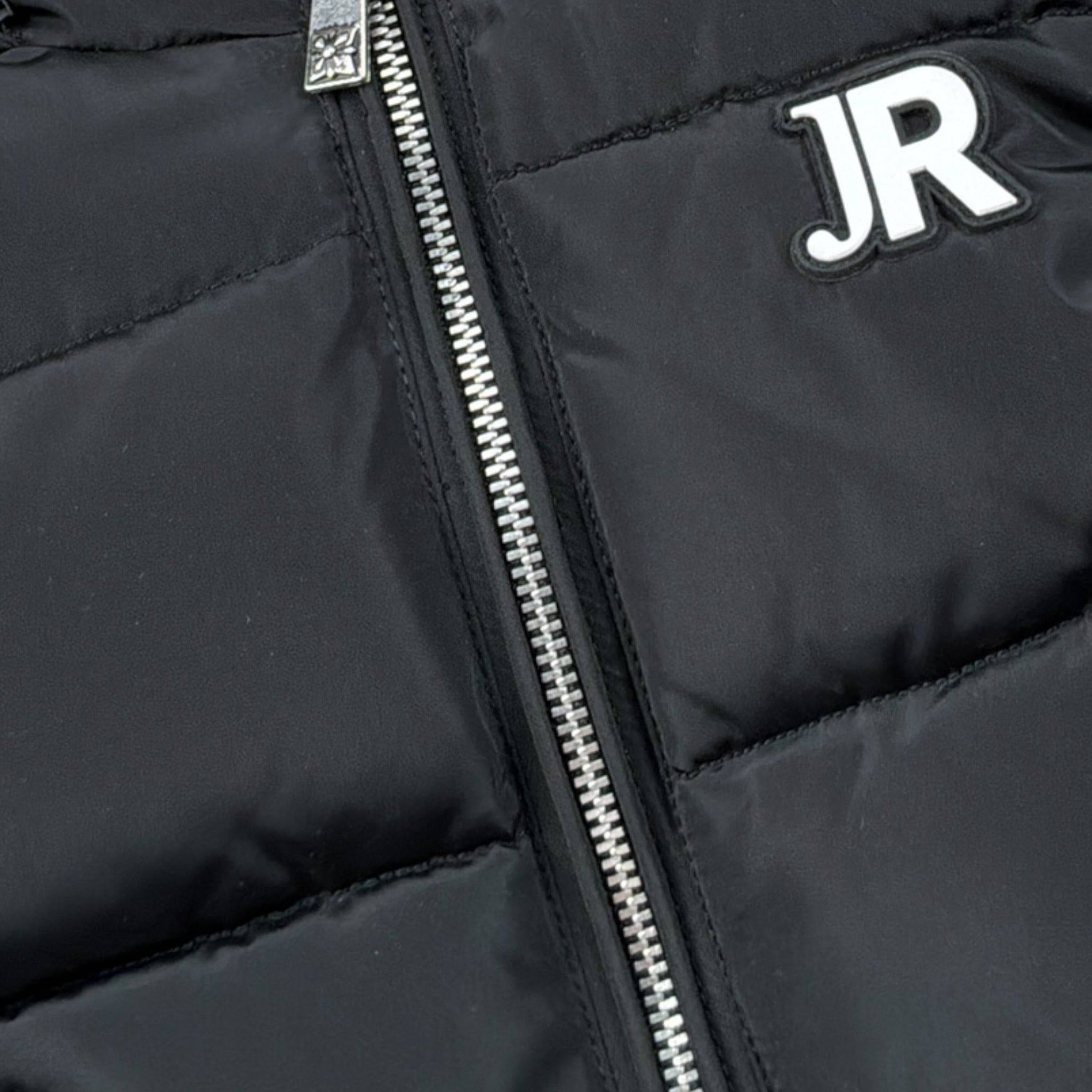 John Richmond Giubbino Smanicato con Zip E Cappuccio Nero per Neonato RIA<26008PI NERO JOHN RICHMOND 