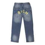 John Richmond Jeans tinta unita con Elastico In Vita Azzuurro per Neonato RIP25065JE AZZURRO JOHN RICHMOND 