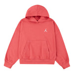 Jordan Felpa Chiusa con Cappuccio tinta unita Rosa per Bambina 45D753 ROSA JORDAN 