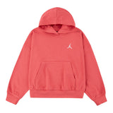 Jordan Felpa Chiusa con Cappuccio tinta unita Rosa per Bambina 45D753 ROSA JORDAN 