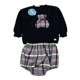 Juliana Completo 2 Pezzi Maglia-Culotte Blu per Neonato 25594 BLU JULIANA 