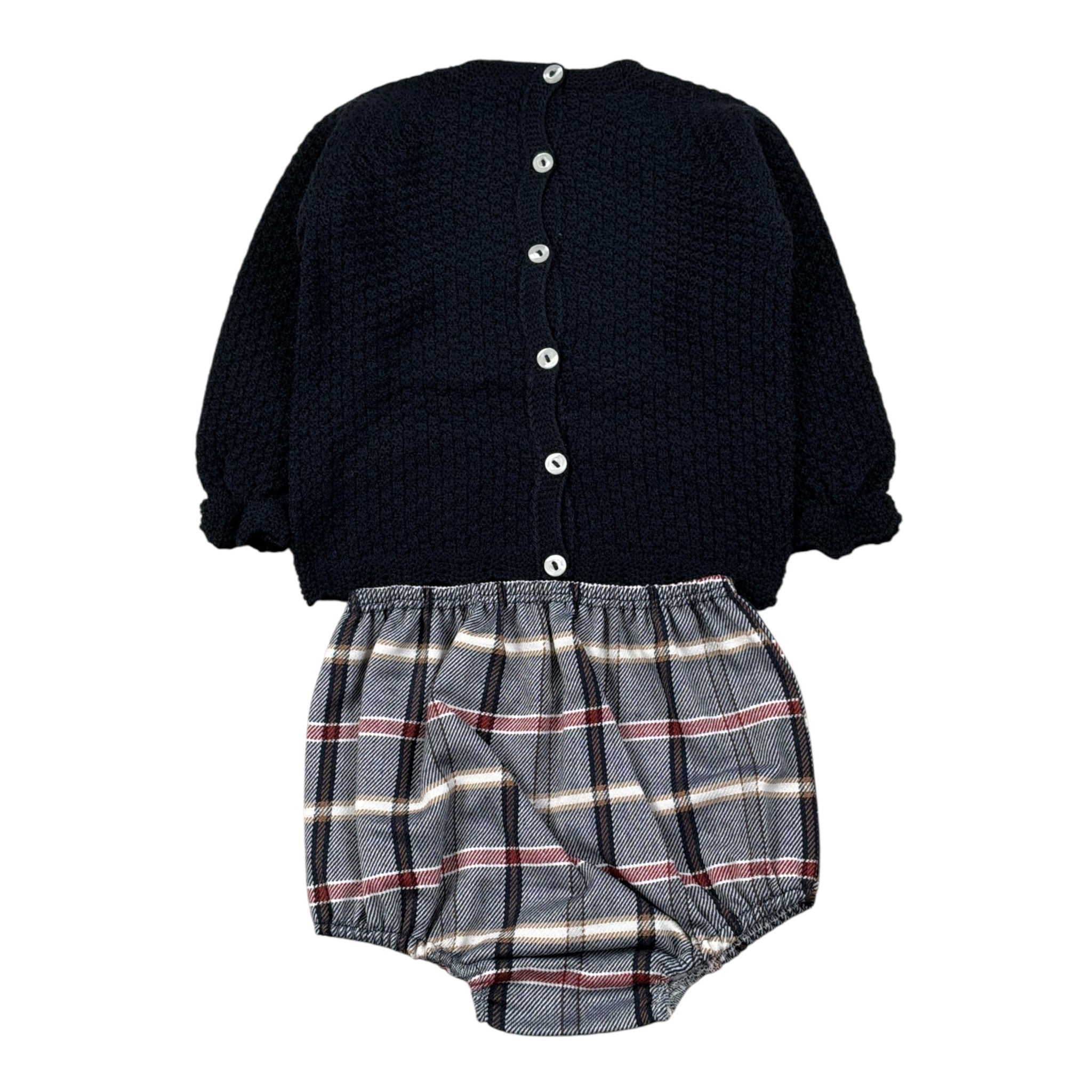 Juliana Completo 2 Pezzi Maglia-Culotte Blu per Neonato 25594 BLU JULIANA 