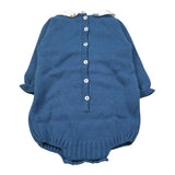 Juliana Pagliaccetto Manica Lunga Tint Unita Blu per Neonato 25624 BLU JULIANA 