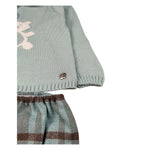 Juliana Completo 2 Pezzi Maglia-Culotte Azzurro per Neonato J4074 AZZURRO JULIANA 
