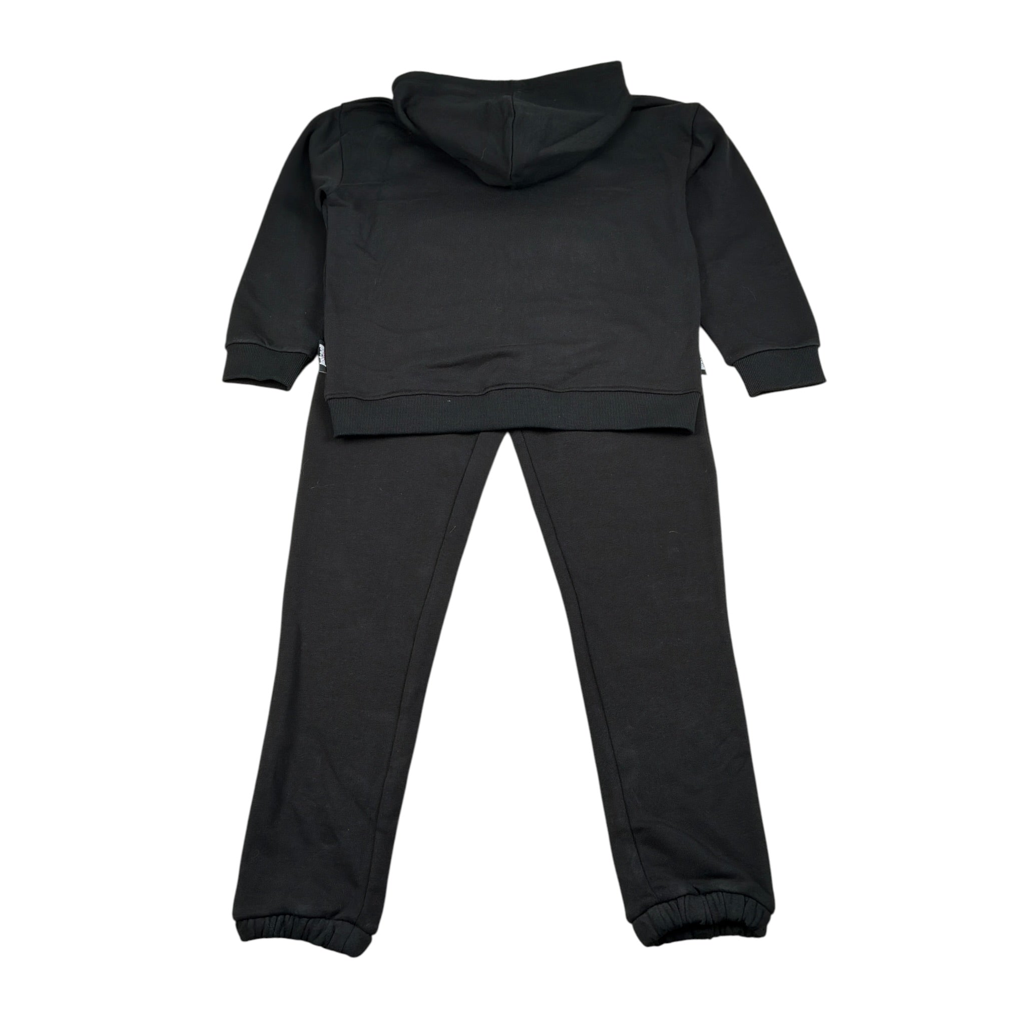 Just Cavalli Completo 2 Pezzi Felpa-Pantalone tinta unita Nero per Bambino JBA26001CF NERO JUST CAVALLI 