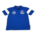 Just Cavalli Polo Mezza Manica tinta unita con Logo Cobalto per Bambino JBA26059PO COBALTO JUST CAVALLI 