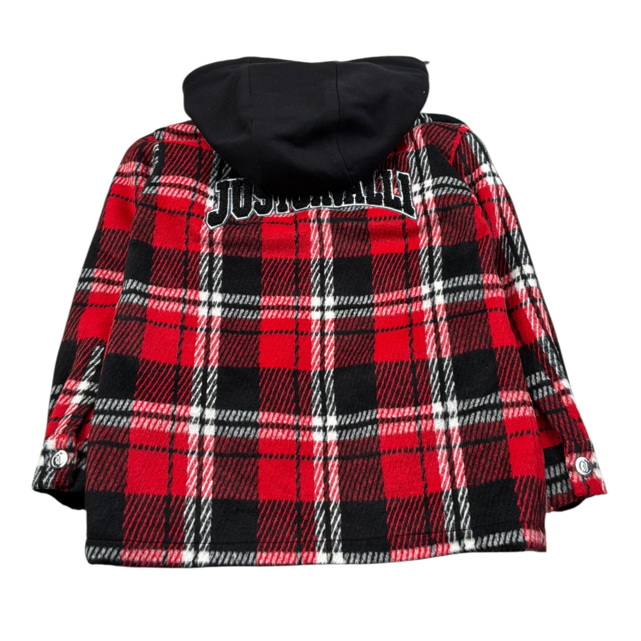 Just Cavalli Cappotto Stampa Fantaisa con Cappuccio Rosso per Bambino JBA26061CA ROSSO JUST CAVALLI 