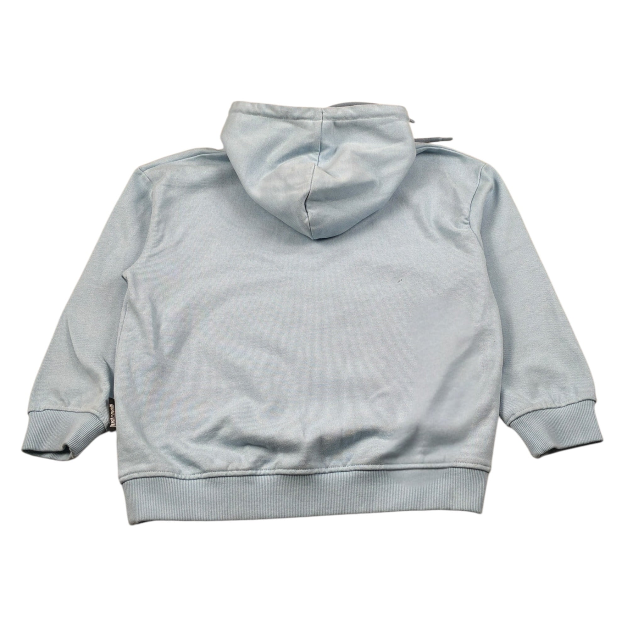 Just Cavalli Felpa Chiusa con Cappuccio tinta unita Azzurro per Bambino JBA26093FE AZZURRO JUST CAVALLI 