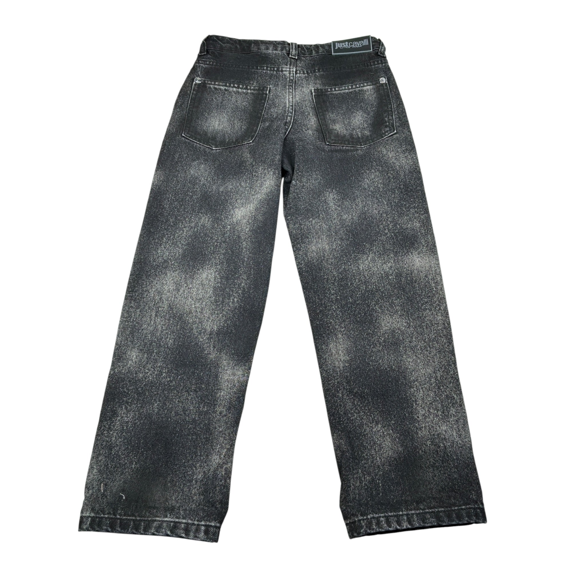 Just Cavalli Jeans tinta unita con Girovita Regolabile Nero per Bambino JBA26096JE NERO JUST CAVALLI 