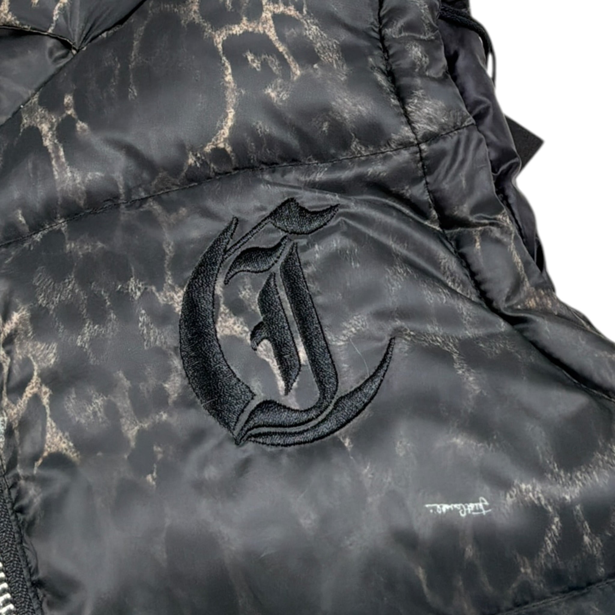 Just Cavalli Giubbino Smanicato con Cappuccio Nero per Bambino JBA26116PI NERO JUST CAVALLI 