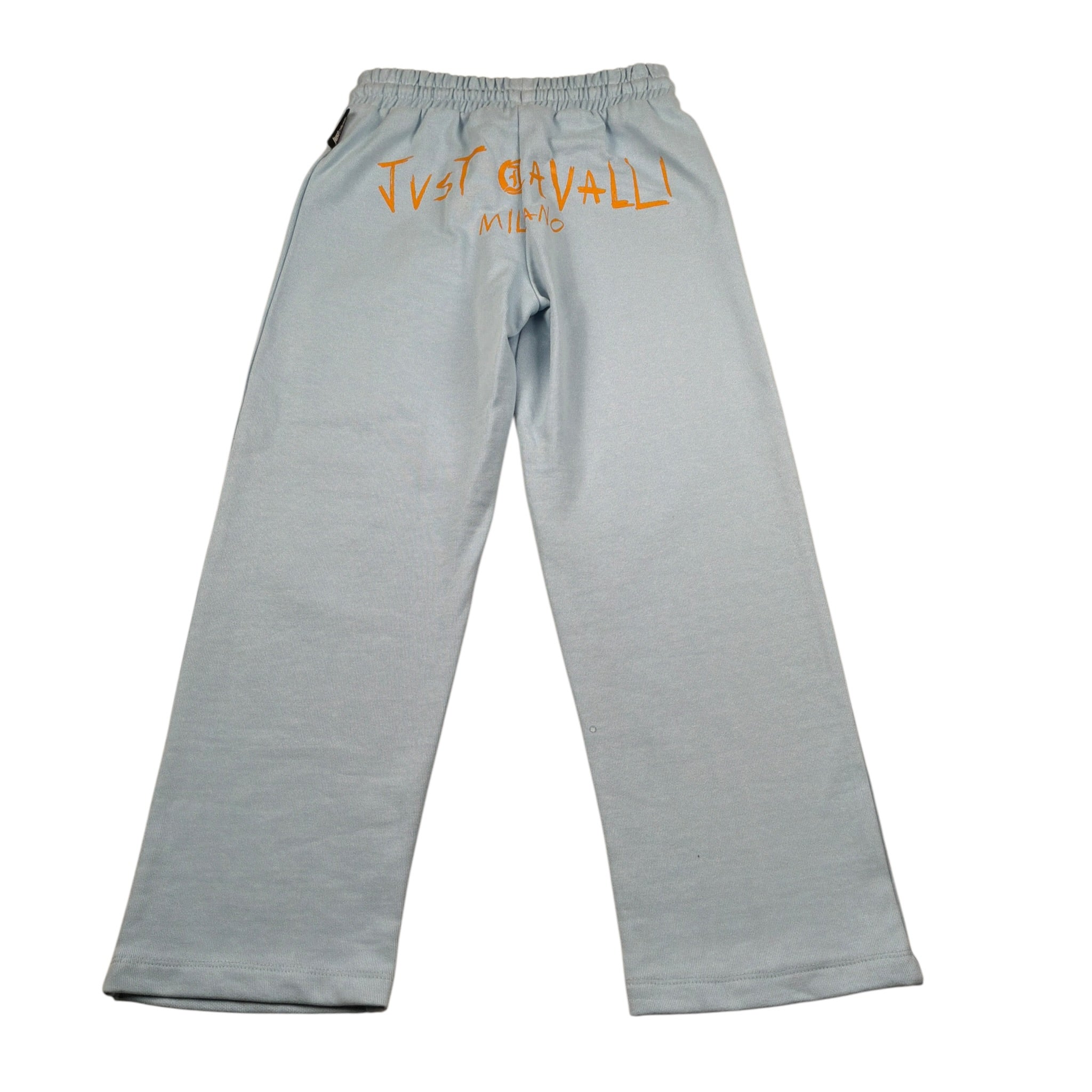 Just Cavalli Pantalone tinta unita con Elastico In Vita Azzurro per Bambino JBA26135PA AZZURRO JUST CAVALLI 
