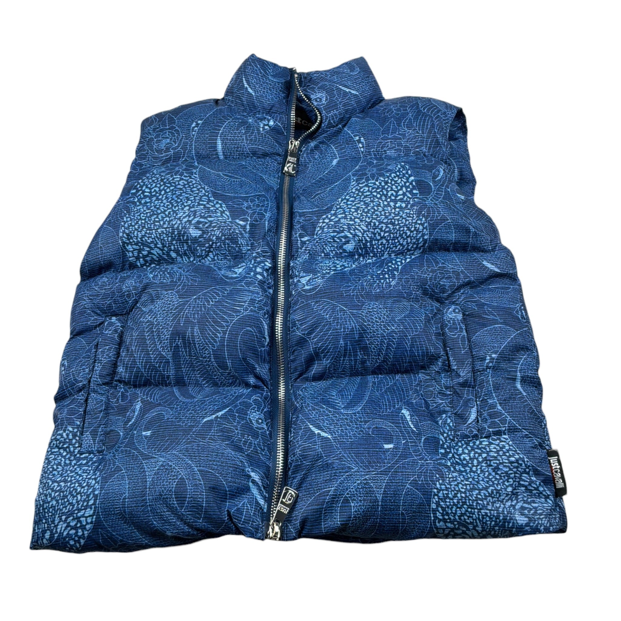 Just Cavalli Smanicato tinta unita Stampa Fantaisa Blu per Bambino JBA26144PI BLU JUST CAVALLI 