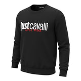 Just Cavalli Felpa tinta unita con Stampa Nero per Bambino JBA26164FE NERO JUST CAVALLI 