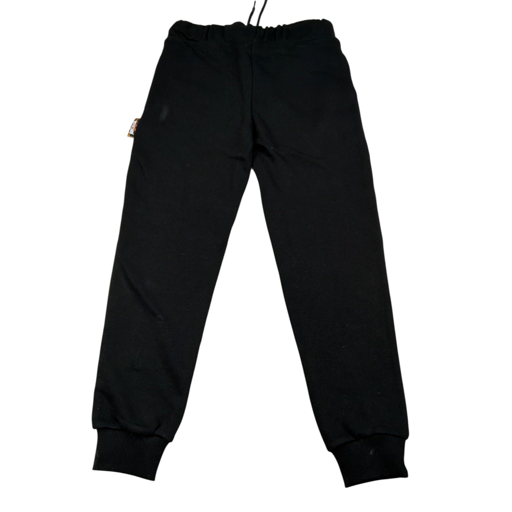 Just Cavalli Pantalone Tuta tinta unita con Logo Nero per Bambino JGA26007PA NERO JUST CAVALLI 