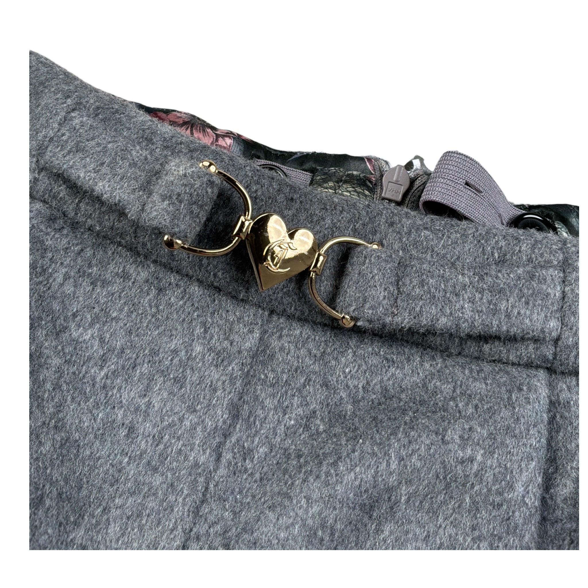 Just Cavalli Short tinta unita con Girovita Regolabile Grigio per Bambina JGA26052SH GRIGIO JUST CAVALLI 