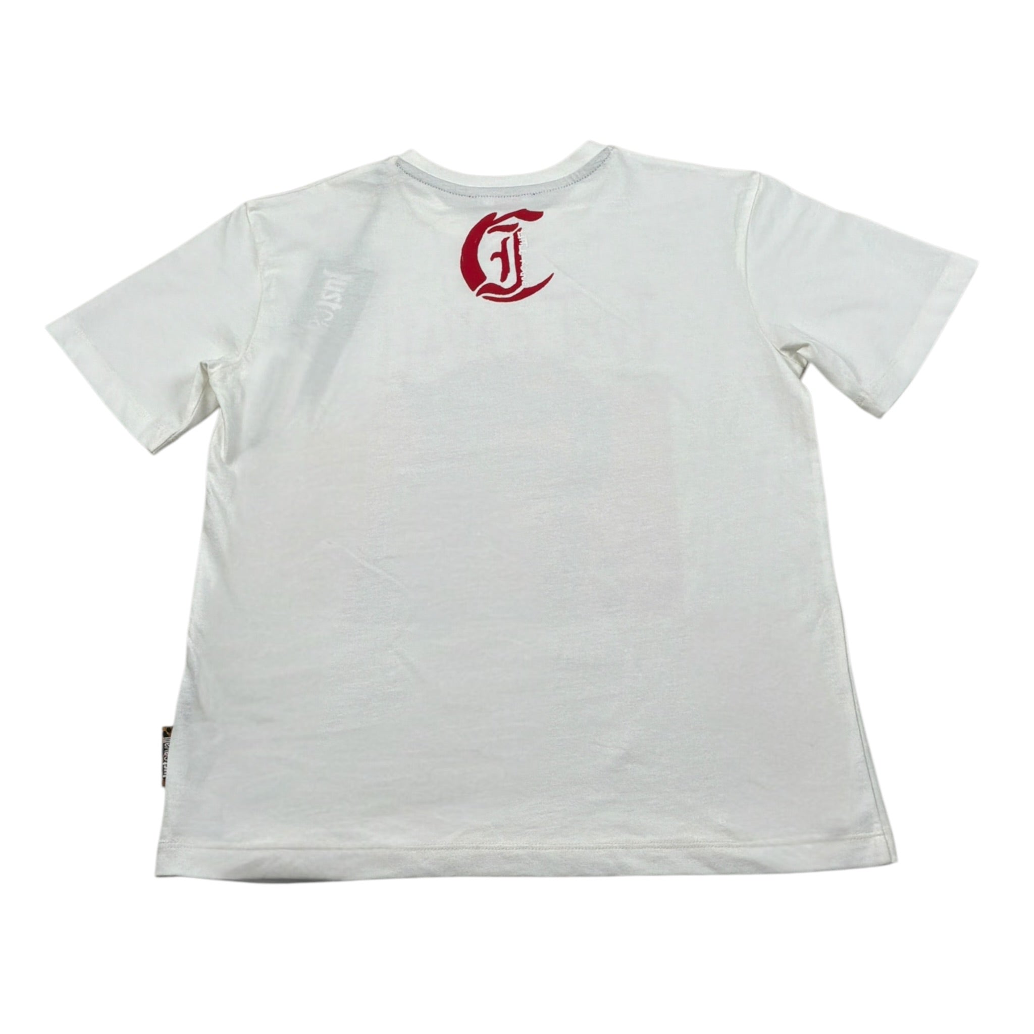 Just Cavalli T-Shirt Girocollo tinta unita con Stampa Bianco per Bambino JGA26059TS BIANCO JUST CAVALLI 