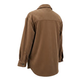 Just Cavalli Camicia tinta unita con Pelliccia Cammello per Bambino JGA26107CA CAMMELLO JUST CAVALLI 
