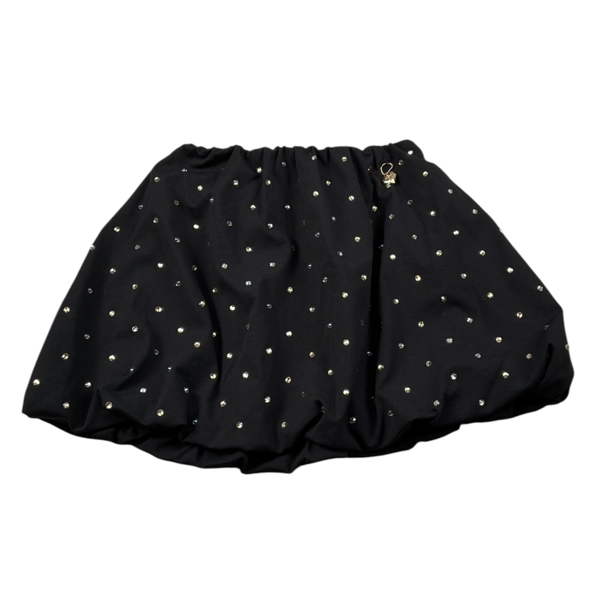 Just Cavalli Gonna tinta unita con Brillantini Nero per Bambina JGA26128GO NERO JUST CAVALLI 
