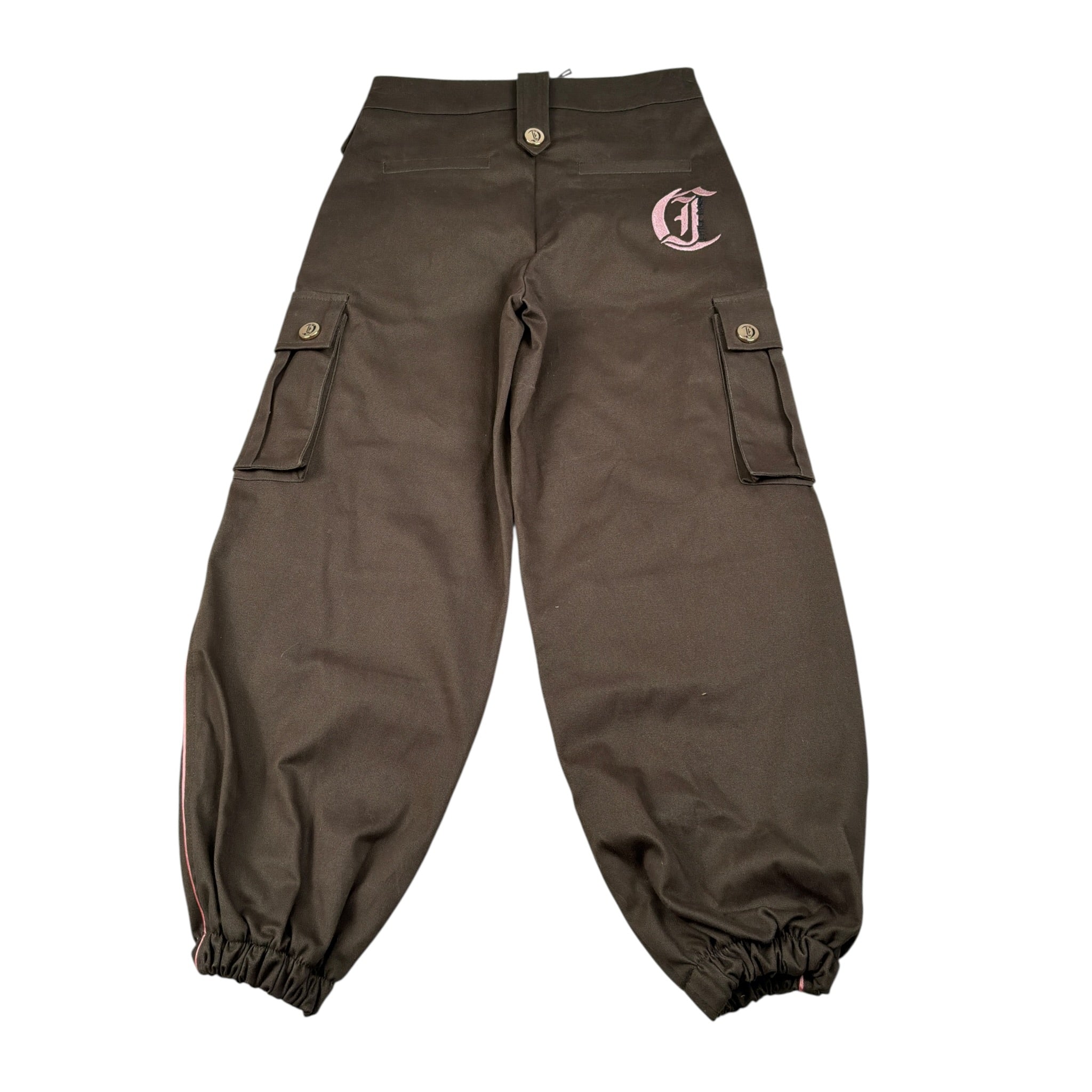 Just Cavalli Pantalone Tinta Jnita con Tasconi Marrone per Bambina JGA26144PA MARRONE JUST CAVALLI 