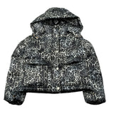 Just Cavalli Giubbino Stampa Fantasia con Cappuccio Nero per Bambina JGA26157PI NERO JUST CAVALLI 