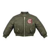 Just Cavalli Giubbino tinta unita con Zip Verde per Neonato JIA26009GB VERDE JUST CAVALLI 