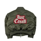 Just Cavalli Giubbino tinta unita con Zip Verde per Neonato JIA26009GB VERDE JUST CAVALLI 