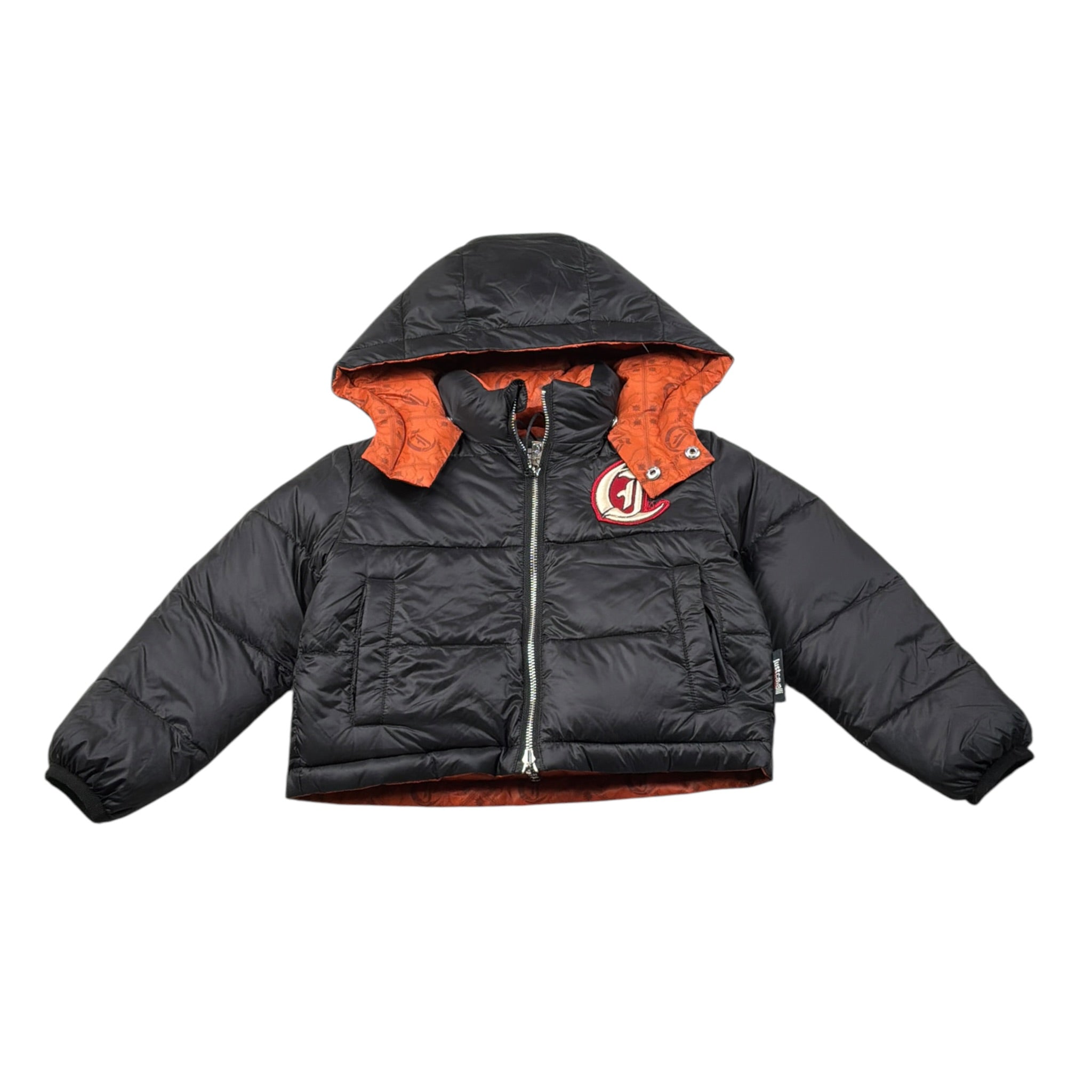 Just Cavalli Giubbino Reversibile Bicolore Nero/Arancione per Neonato JIA26010PI NERO/ARANCIONE JUST CAVALLI 