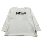 Just Cavalli Abito Manica Lunga tinta unita con Logo Bianco per Neonata JIA26012VE BIANCO JUST CAVALLI 