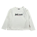 Just Cavalli Shirt tinta unita con Stampa Bianco per Neonata JIA26013TS BIANCO JUST CAVALLI 