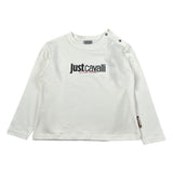 Just Cavalli Shirt tinta unita con Stampa Bianco per Neonata JIA26013TS BIANCO JUST CAVALLI 