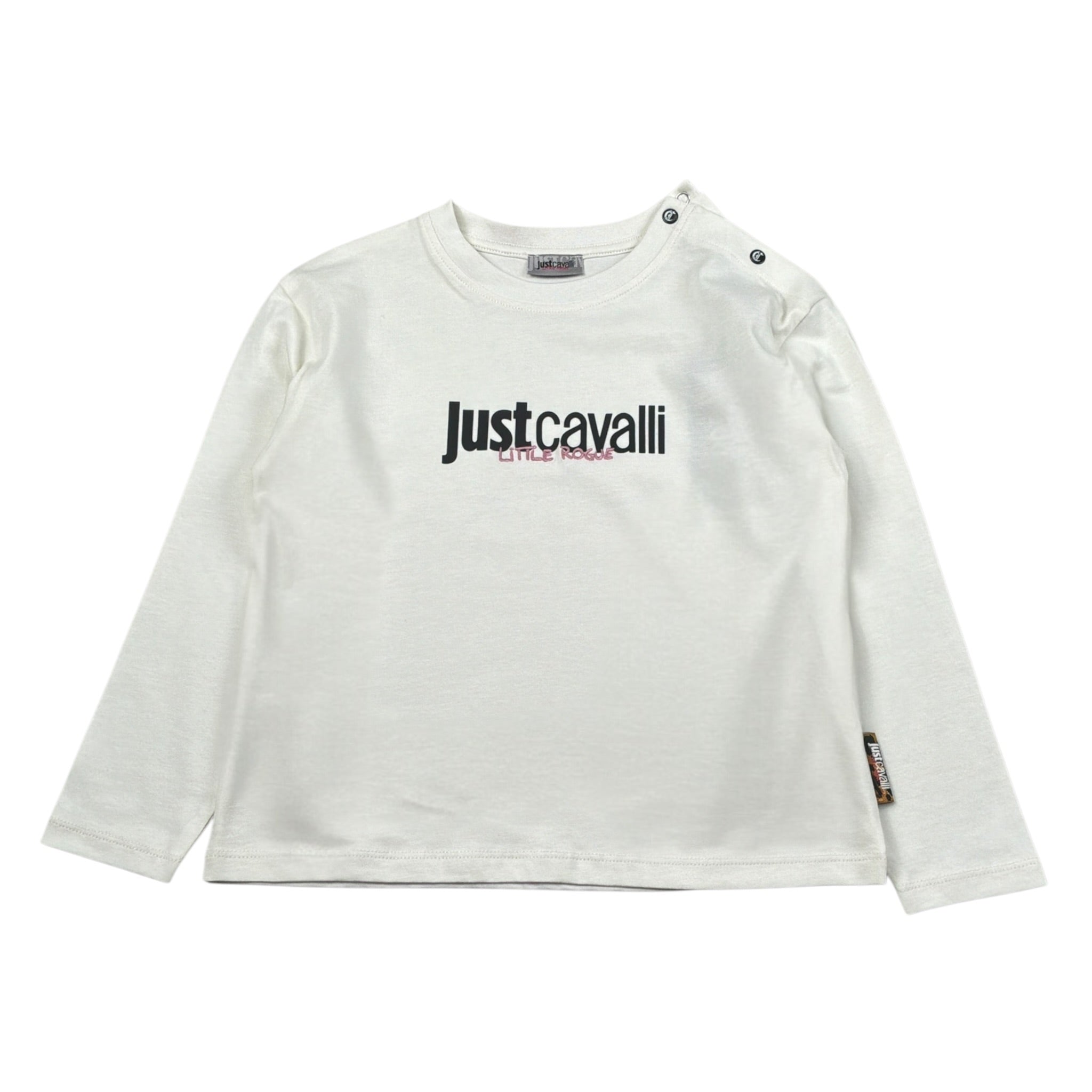 Just Cavalli Shirt tinta unita con Stampa Bianco per Neonata JIA26013TS BIANCO JUST CAVALLI 