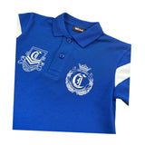 Just Cavalli Polo tinta unita con Stampa Mezza Manica Cobalto per Neonato JIA26035PO COBALTO JUST CAVALLI 