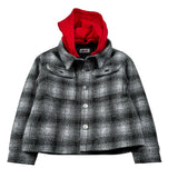 Just Cavalli Cappotto tinta unita con Cappuccio In Contrasto Grigio per Neonato JIA26041CA GRIGIO JUST CAVALLI 