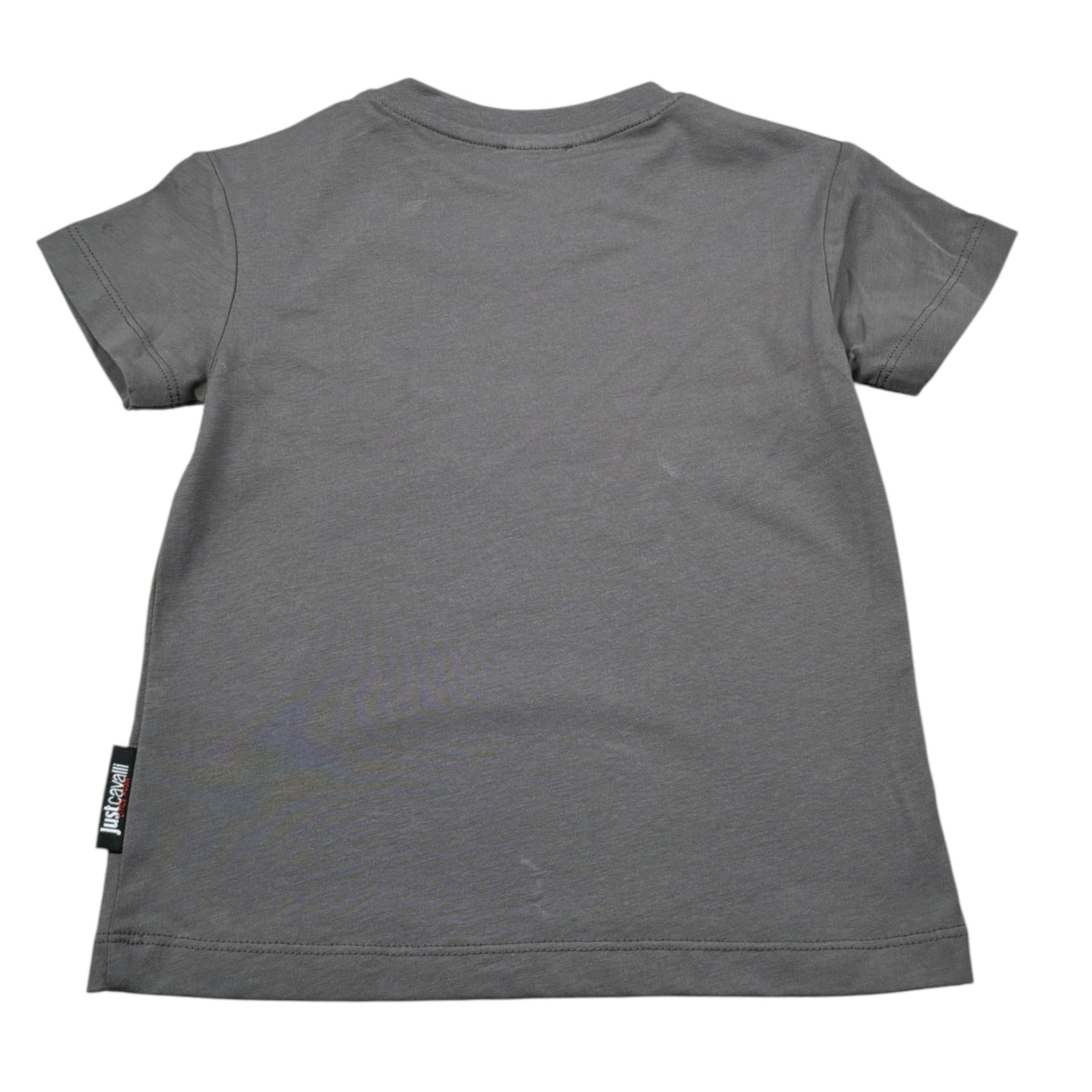 Just Cavalli T-Shirt Girocollo tinta unita con Stampa Grigio per Neonato JIA26045TS GRIGIO JUST CAVALLI 
