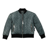 Just Cavalli Giubbino tinta unita con Zip E Fantasia Nero per Neonato JIA26052GB NERO JUST CAVALLI 