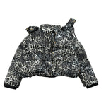 Just Cavalli Giubbino tinta unita con Zip E Fantasia Maculata Nero per Neonata JIA26087PI NERO JUST CAVALLI 