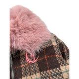 Just Cavalli Giubbino Stampa Fantasia con Collo Pelliccia Marrone per Neonata JIA26092GB MARRONE JUST CAVALLI 
