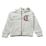 Just Cavalli Felpa con Zip E Cappuccio tinta unita con Logo Bianco per Neonata JIA26096FE BIANCO JUST CAVALLI 