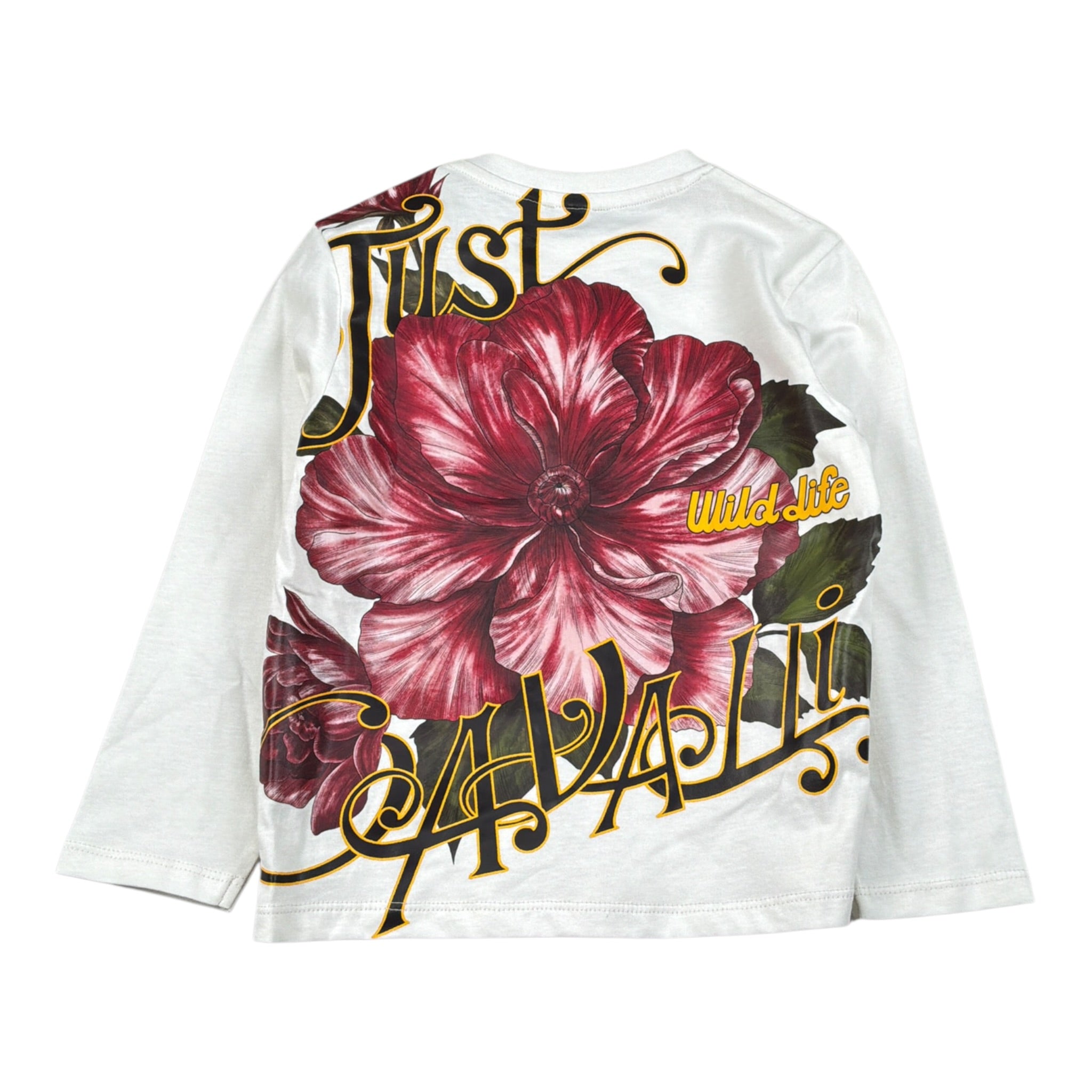 Just Cavalli Shirt tinta unita con Stampa Bianco per Neonata JIA26097TS BIANCO JUST CAVALLI 