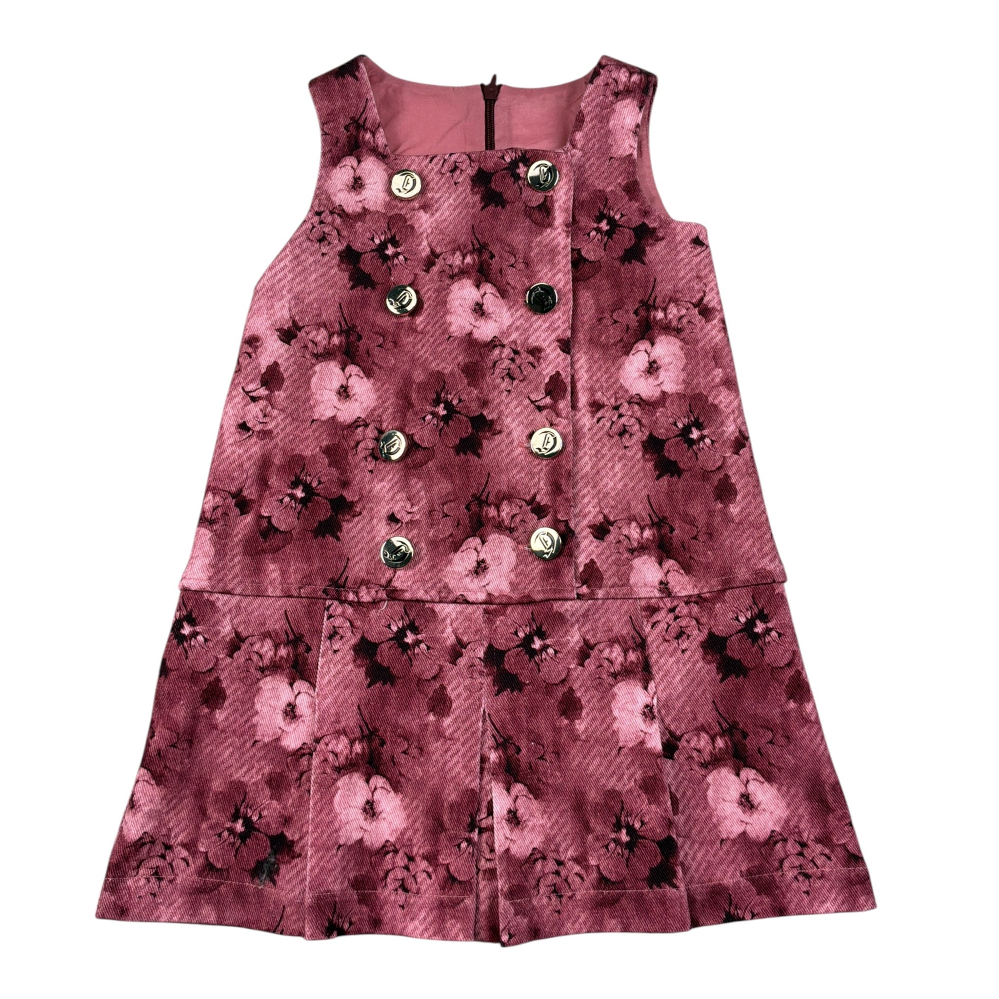 Just Cavalli Abito tinta unita Giromanica Fantasia Fiori Rosa per Neonata JIA26101VE ROSA JUST CAVALLI 