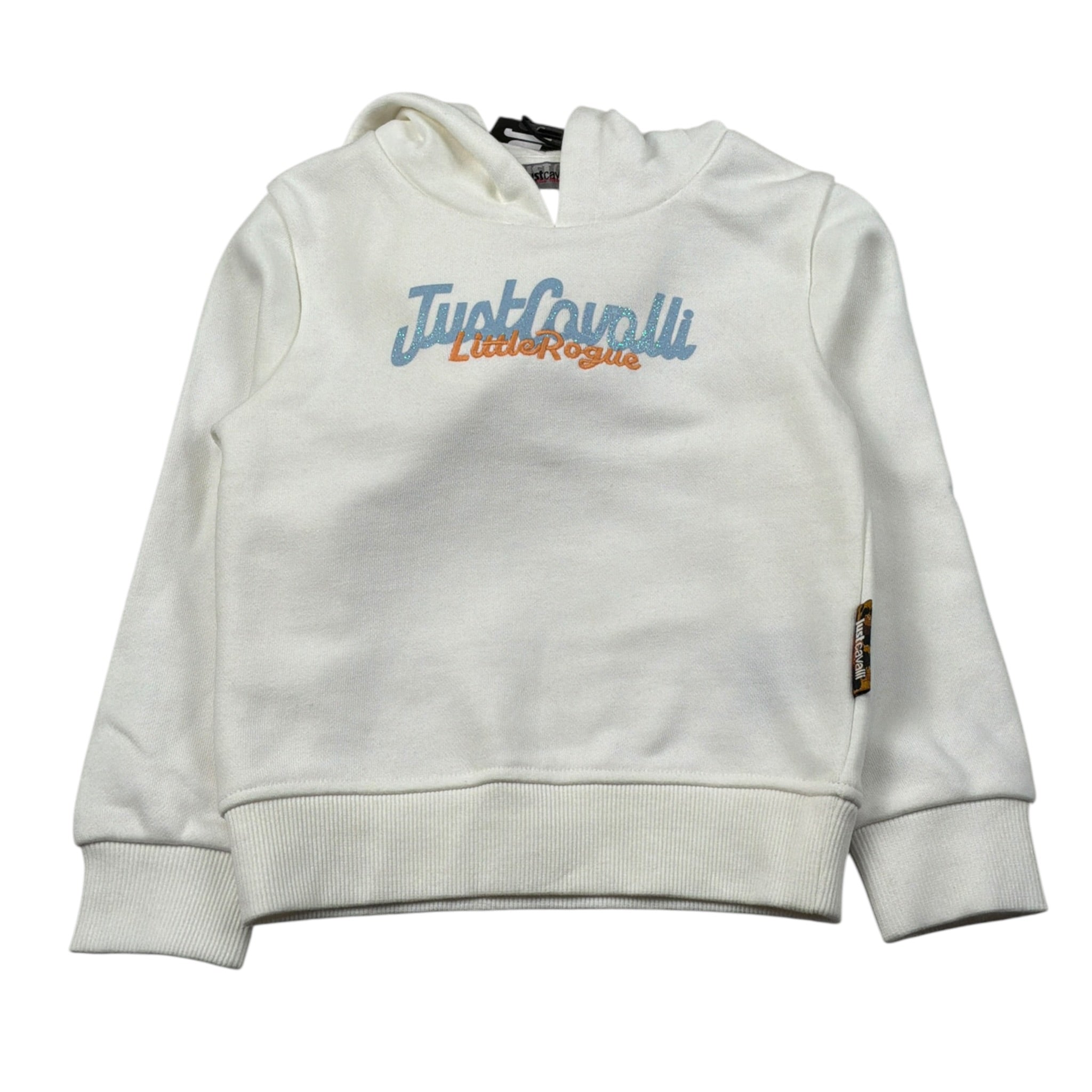 Just Cavalli Felpa Chiusa con Cappuccio tinta unita Bianco per Neonata JIA26110FE BIANCO JUST CAVALLI 