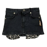 Just Cavalli Gonna In Denim tinta unita Nero per Neonata JIA26111GO NERO JUST CAVALLI 